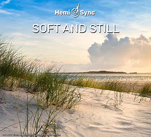 CD cover with beach scene, dunes, sky, and "Soft and Still" text.