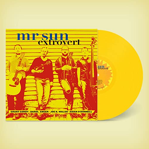 Mr. Sun - Extrovert" vinyl record with band photo and yellow disc.