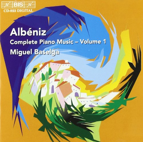 CD cover for Albéniz piano music, Volume 1, by Miguel Baselga.