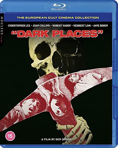 Blu-ray disc in a case with a dark themed movie cover and title.