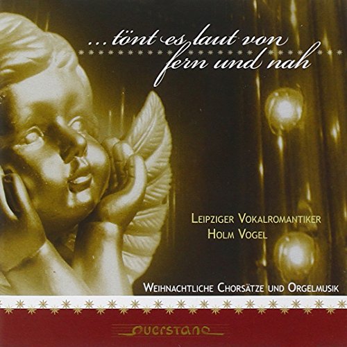 CD cover featuring a golden cherub and festive text in German.