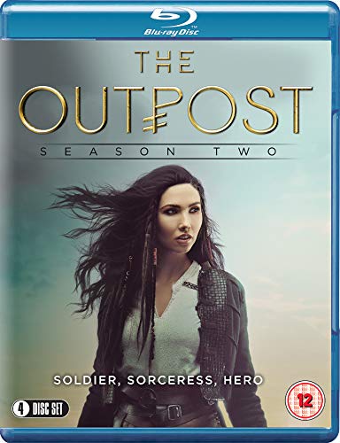 "The Outpost: Season 2" Blu-ray case featuring a woman with flowing dark hair.