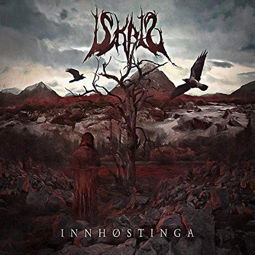 Dark album cover with a lone figure, bare tree, and birds in a landscape.