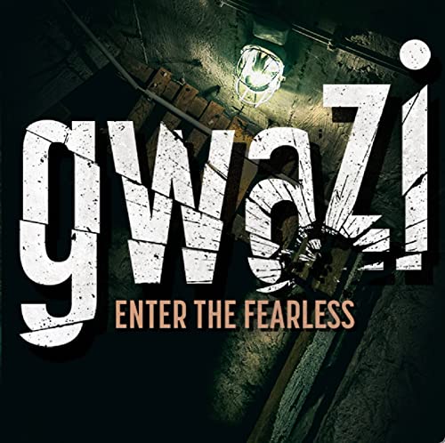 CD cover for "Gwazi - Enter The Fearless" with cracked text.