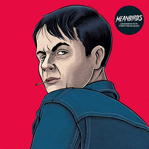 Illustrated album cover featuring a man with a stern expression and cigarette.