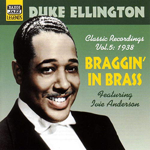 CD cover featuring a portrait of Duke Ellington, smiling, in a suit.