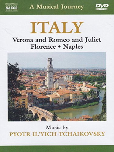 DVD cover with a photograph of an Italian town and river, titled "Italy".