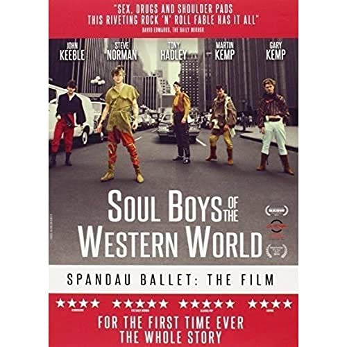 DVD cover for "Soul Boys of the Western World" featuring Spandau Ballet.