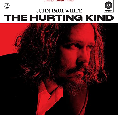 CD cover featuring a portrait of John Paul White with red lighting.