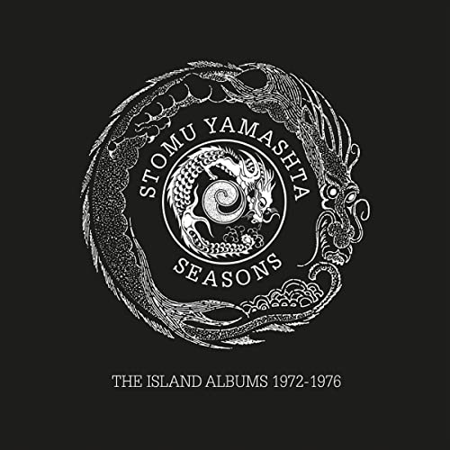 Stomu Yamashta “Seasons” album cover: circular design with a dragon motif.