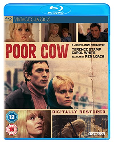 Poor Cow" Blu-ray cover featuring actors Terence Stamp and Carol White.