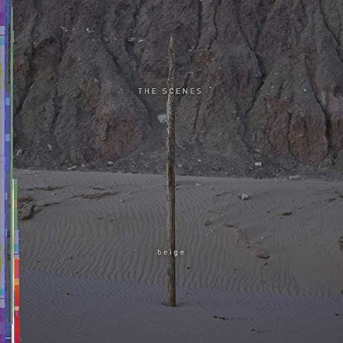 Album cover for "Beige" by The Scenes, featuring a desert landscape.