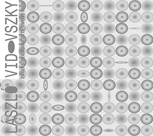 CD cover with repeating grey circles and black text: “Laszlo Vidovszky”.