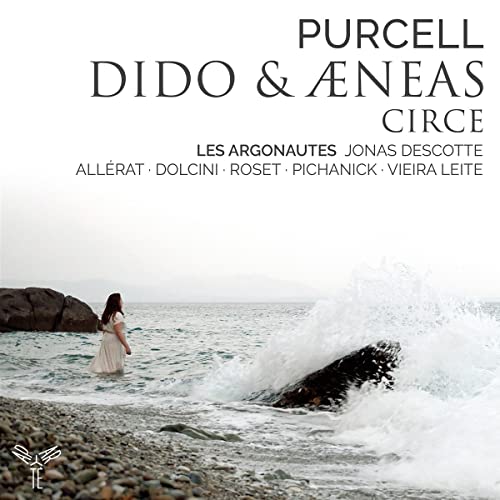 CD cover: woman on beach, text “Purcell Dido & Aeneas Circe”.