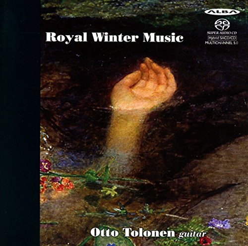 CD cover: a hand emerging from water with flowers, titled "Royal Winter Music".