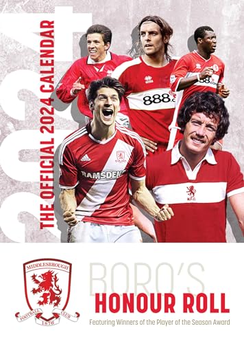 The Official Middlesbrough FC Calendar 2024