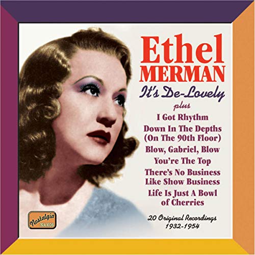 CDSSC CD cover featuring a portrait of Ethel Merman and a song list.