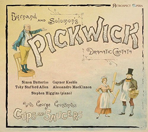 CD cover for "Pickwick" cantata featuring illustrated characters and text.