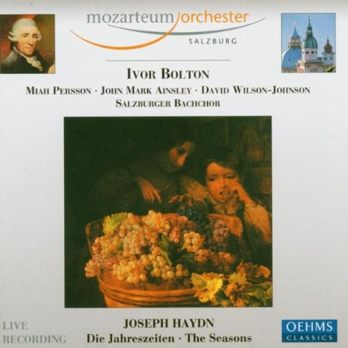 "Album cover with a painting of flowers and people, featuring text and logos."