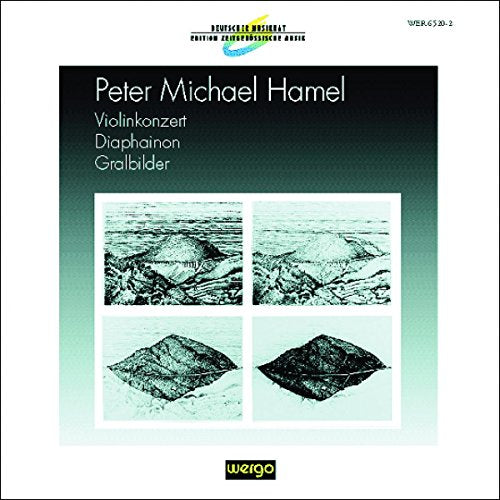 A CD cover with a green gradient background and four abstract landscape images.