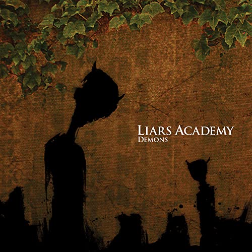 Vinyl album cover: Silhouette figures against a textured, brown background.