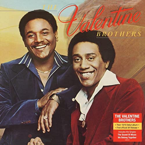 Album cover featuring two smiling Black men, The Valentine Brothers.