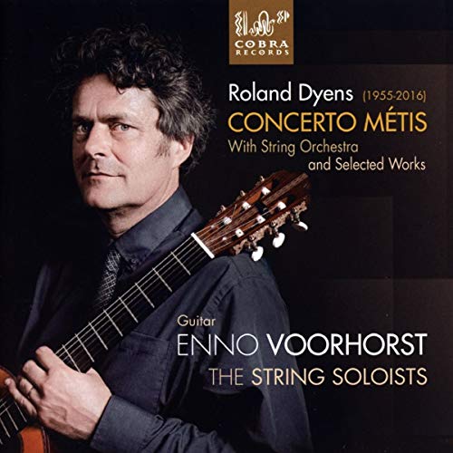 CD cover featuring a man holding a guitar, with text overlay.