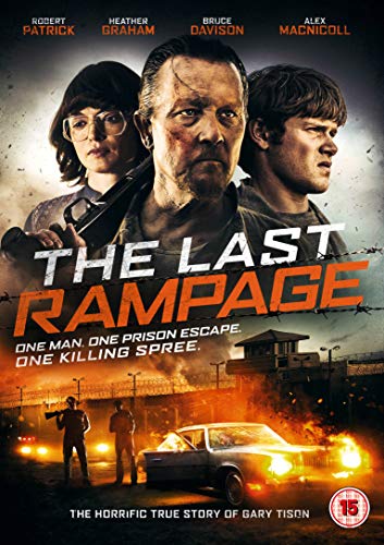 "The Last Rampage" DVD cover featuring three actors' faces and a prison scene below.