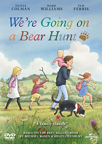 "Were Going On A Bear Hunt" DVD cover featuring a family walking through a field.