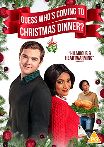 DVD cover for "Guess Who's Coming to Christmas Dinner?" featuring two couples.