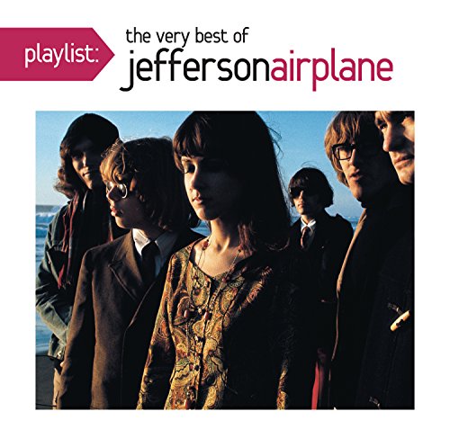 Jefferson Airplane band portrait on album cover, circa 1960s.