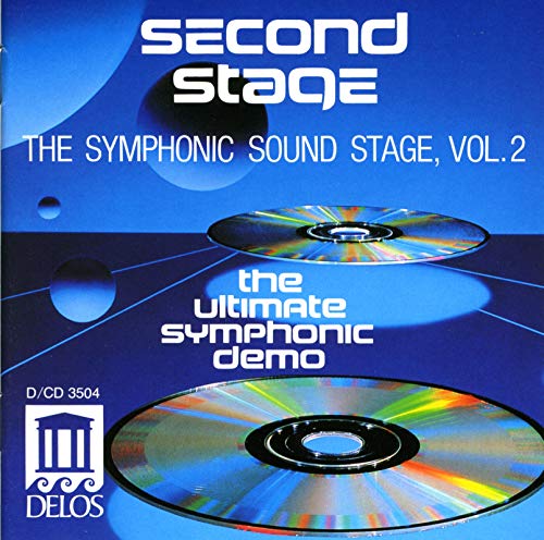 A blue album cover featuring CDs and the title "Second Stage".