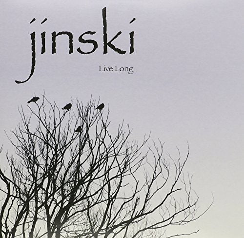 Vinyl album cover with bare tree and birds on branches, grey background.