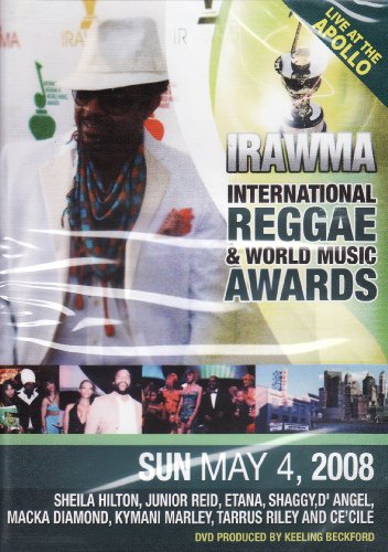 DVD cover for Irawma awards show featuring a musician in white.