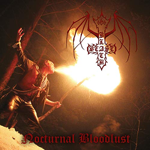 Album cover with a man blowing fire, surrounded by dark, gothic imagery and text.