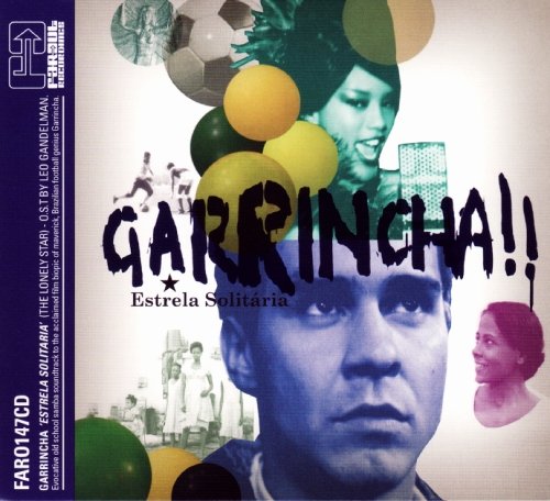 "CD cover with a collage of images, including a man's face and soccer balls."