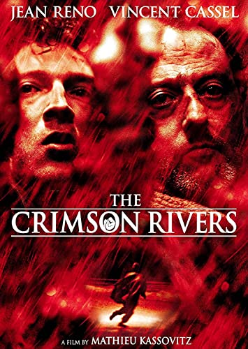 DVD cover for “The Crimson Rivers” featuring Jean Reno and Vincent Cassel.