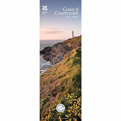 Coast & Countryside National Trust Slim Calendar 2024