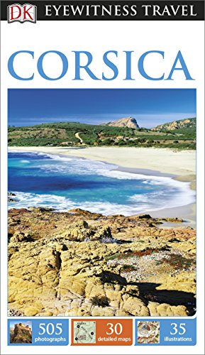 "Travel guide book cover with a photo of a rocky beach and island landscape."