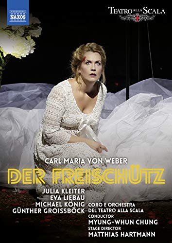 "Image of a DVD cover featuring a woman in a white dress, surrounded by white fabric."