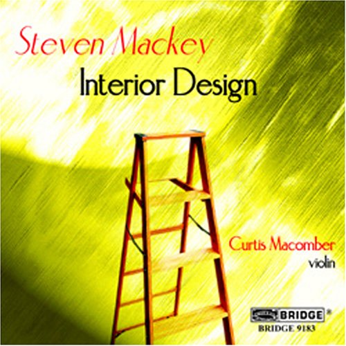 "CD cover art featuring a red ladder on a yellow background."