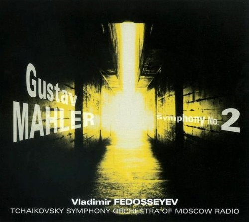CD cover: dark corridor with bright light, text "Gustav Mahler Symphony No. 2".