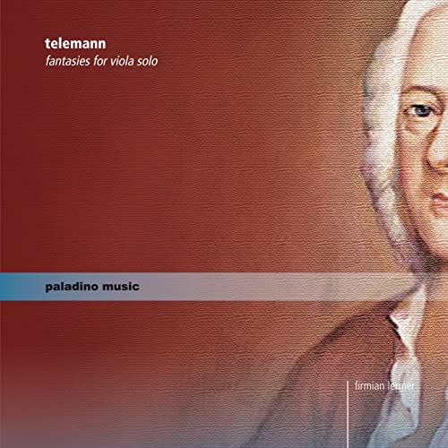 CD cover featuring a portrait of Georg Philipp Telemann in a powdered wig.