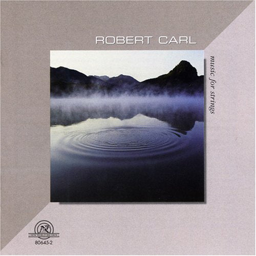 The image is a CD cover with a serene lake scene and gray background.