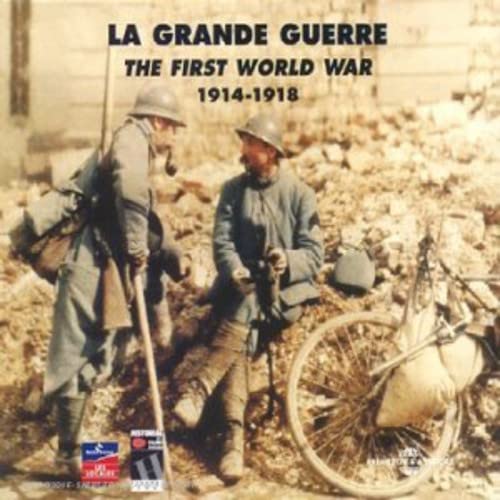 CD cover depicting World War I soldiers with a bicycle and rubble.