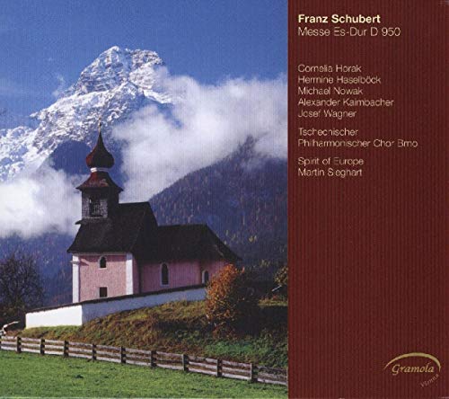 CD cover: Austrian church with mountains, text listing composers and performers.