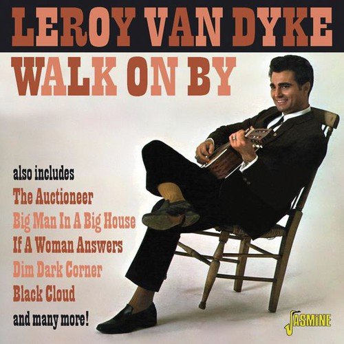 "Album cover with Leroy Van Dyke sitting on a chair holding a guitar."
