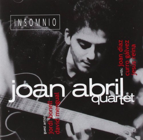 CD cover featuring a portrait of Joan Abril and guitar details.