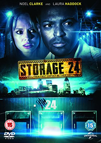 Storage 24" DVD cover with two concerned faces and a storage facility.