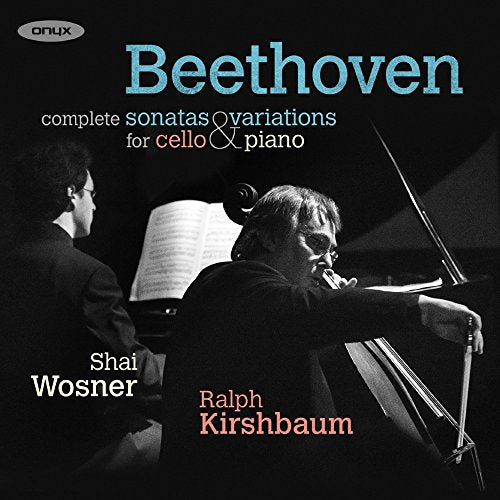 CD cover featuring cellist Ralph Kirshbaum and pianist Shai Wosner.